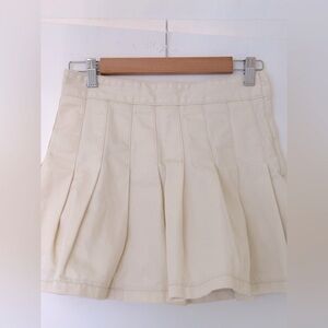 ✨New Brandy Melville J Galt Beige Skater Skirt OS
